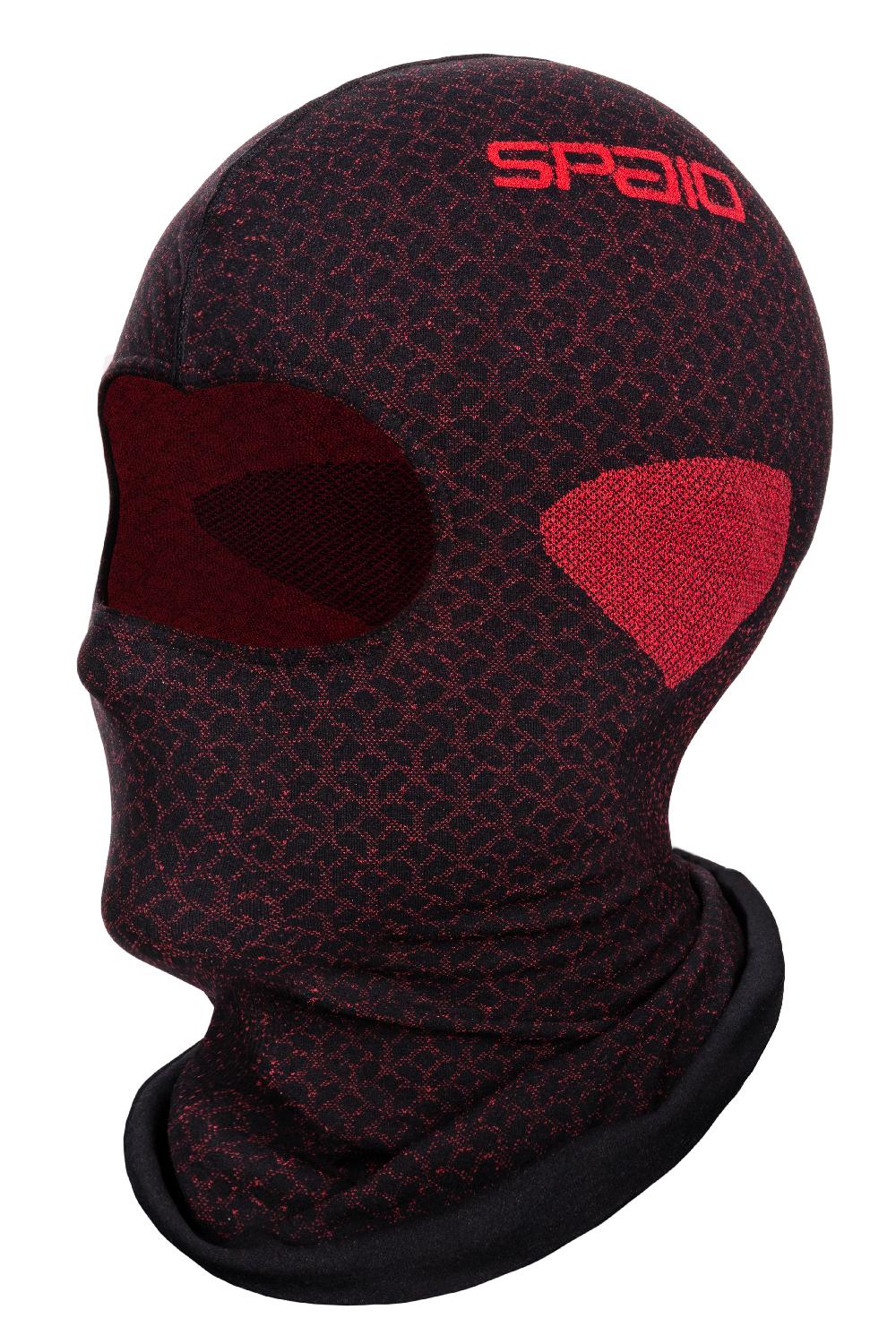 Spaio SPAIO PASSAMONTAGNA "ADRENALINE" NERO/ROSSO