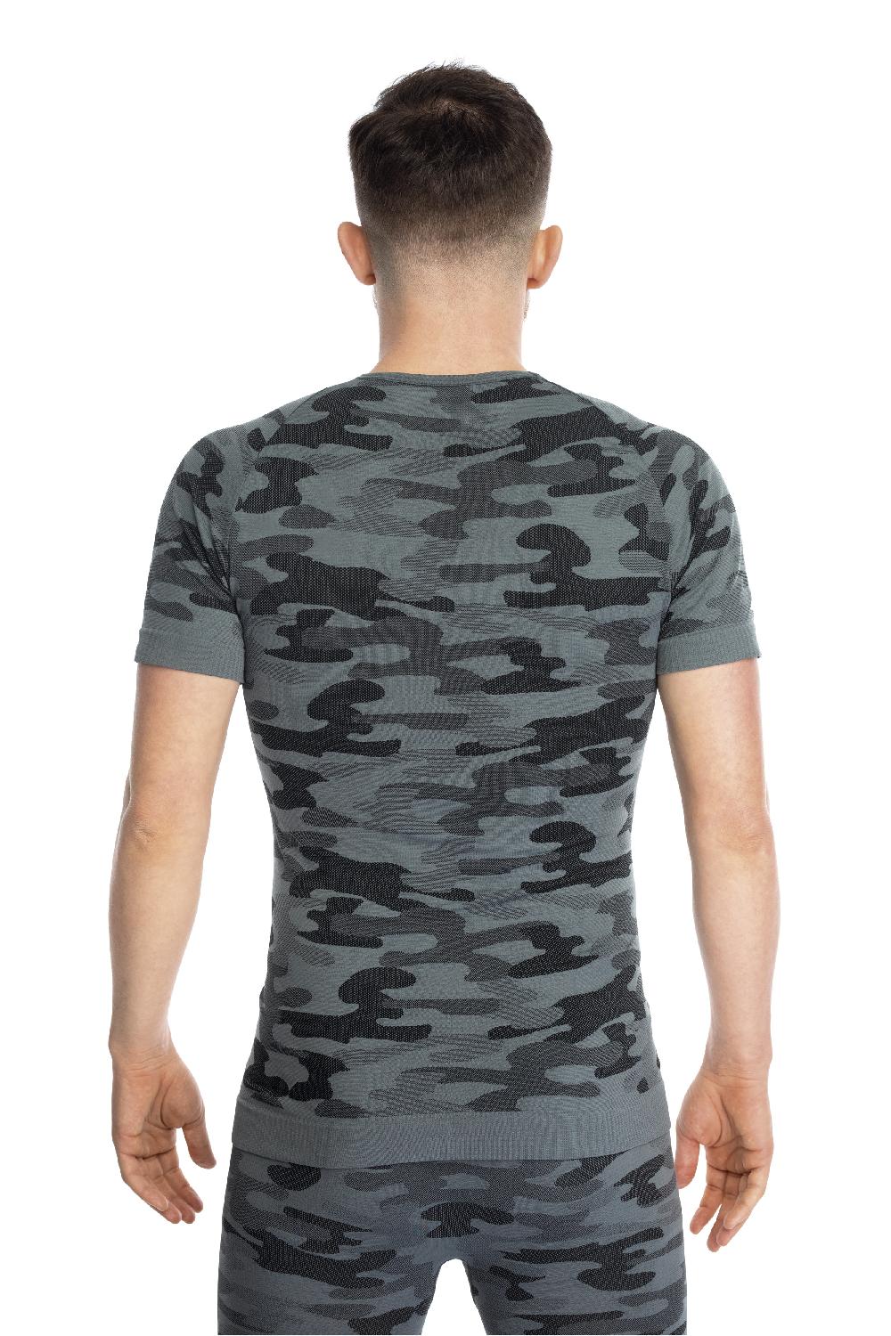 Spaio SPAIO LONG SLEEVE T-SHIRT MILITARY 01 MAN STEEL GREY Nuovo