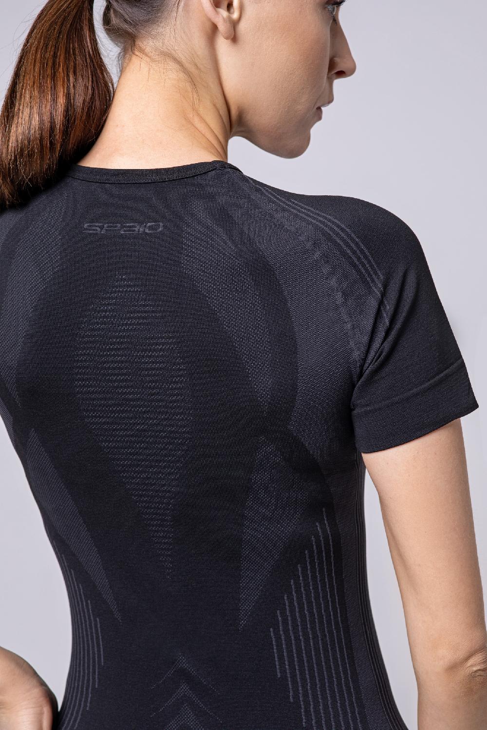 Spaio SPAIO M/C MAGLIA POWERFUL DONNA NERO/GRIGIO Promozione