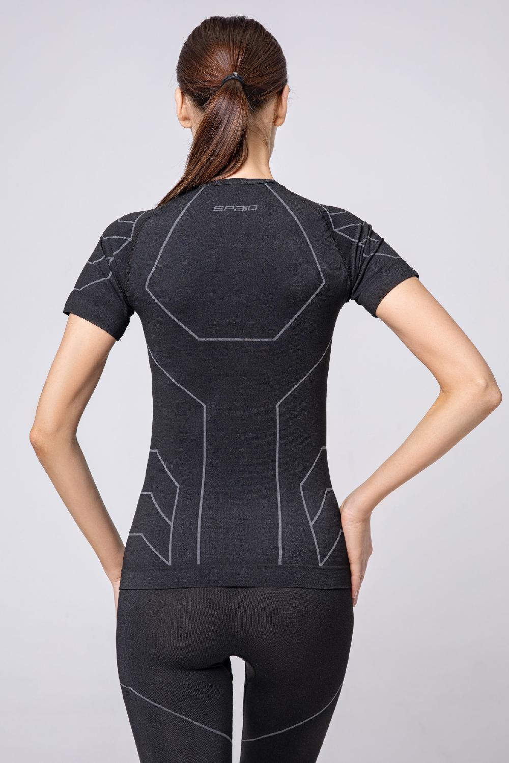 Spaio SPAIO M/C MAGLIA RAPID DONNA NERO/GRIGIO Soddisfazione Garantita