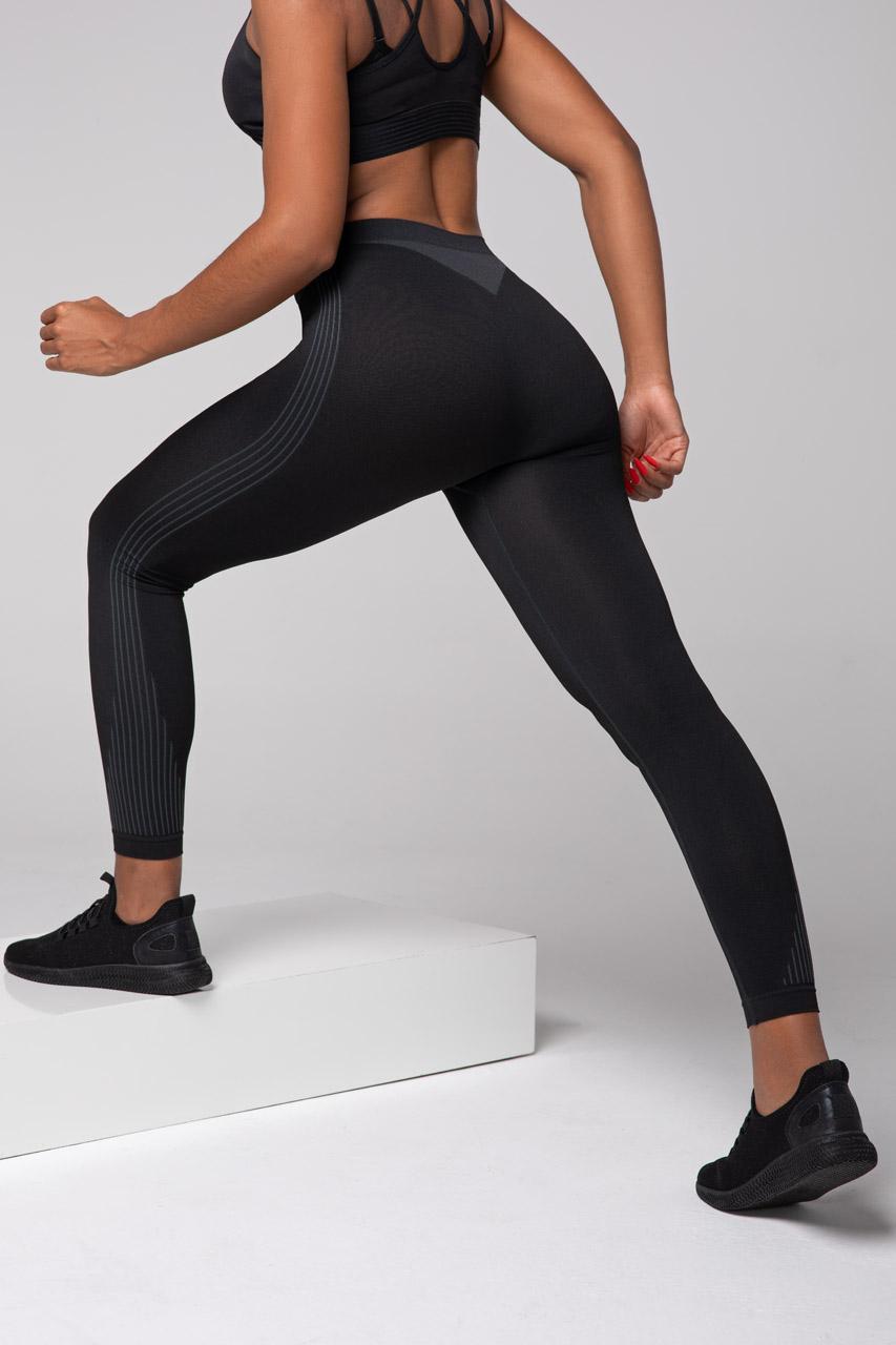 Spaio SPAIO LEGGINGS TERMOATTIVI POWERFUL NERO/GRIGIO Qualità Garantita