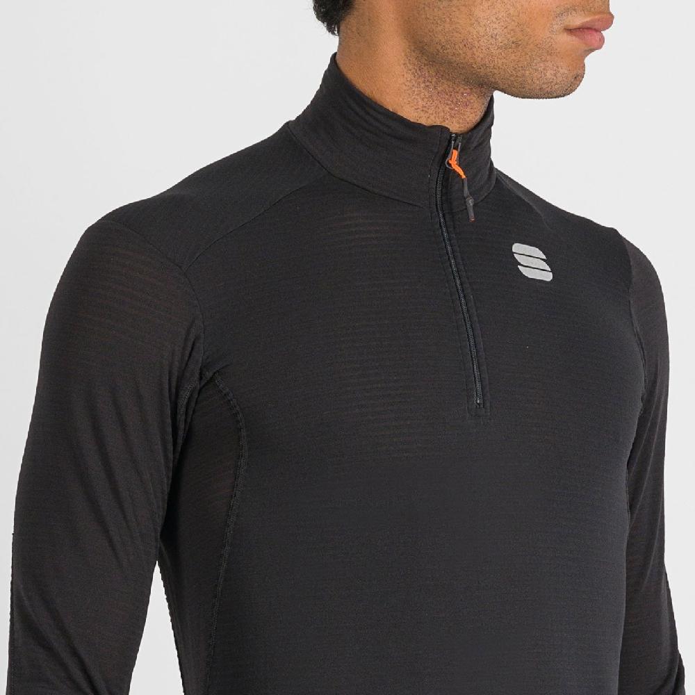 Sportful THERMODYNAMIC MID ZIPPED TEE LONG SLEEVE Vendita Economica