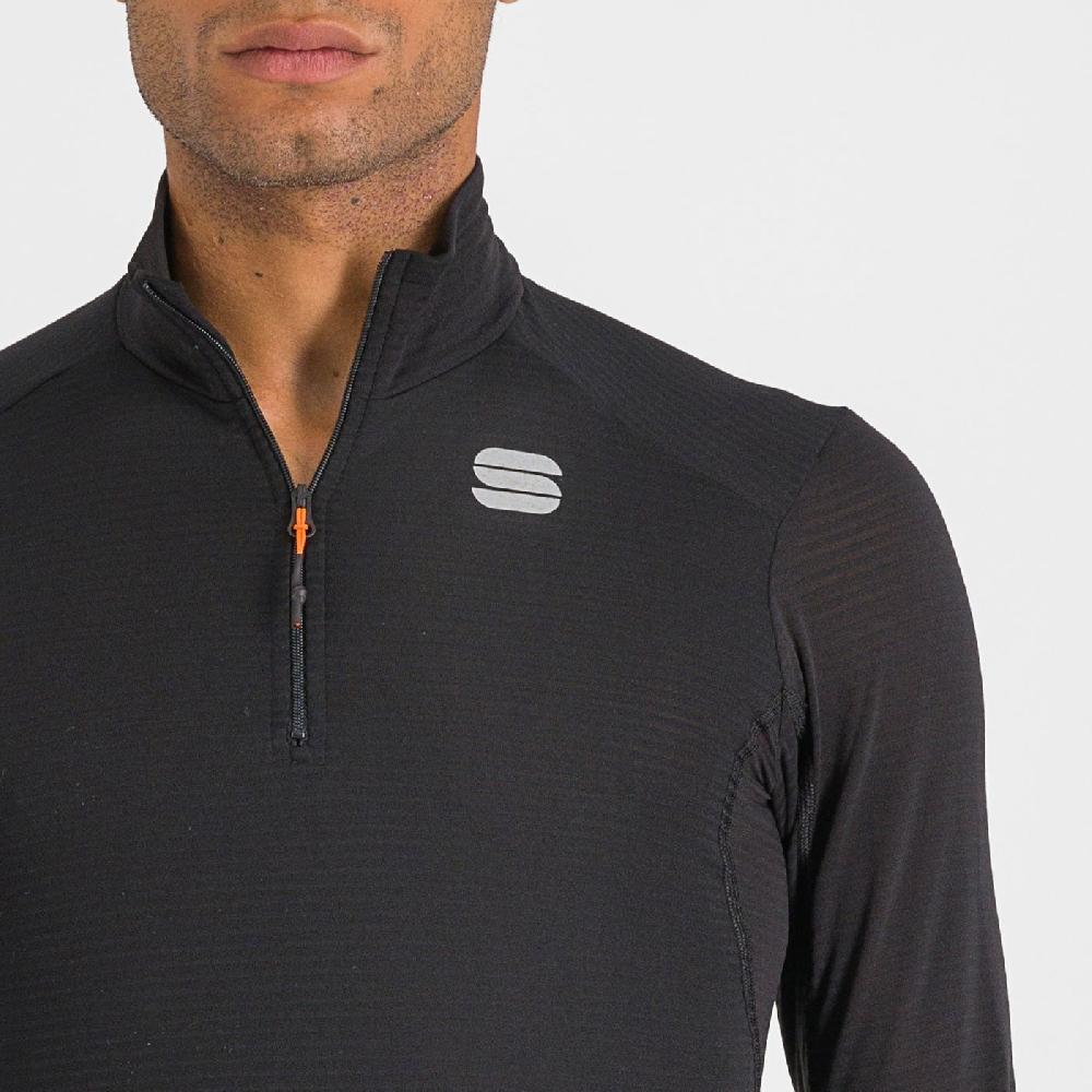 Sportful THERMODYNAMIC MID ZIPPED TEE LONG SLEEVE Vendita Economica