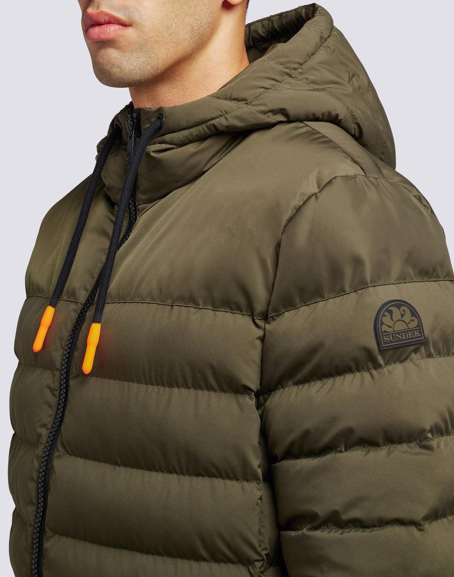 Sundek giacca trapuntata con cappuccio m998jkdp100-30201 Vendita