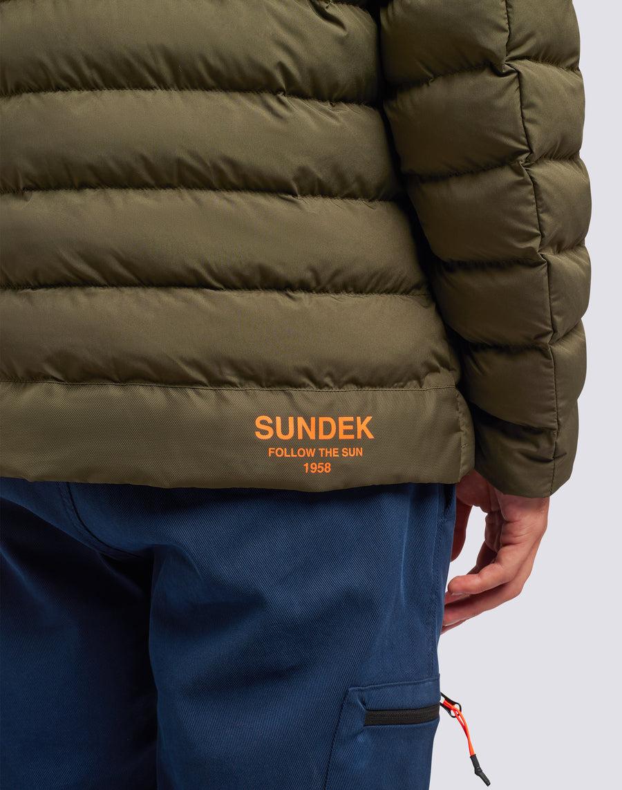 Sundek giacca trapuntata con cappuccio m998jkdp100-30201 Vendita