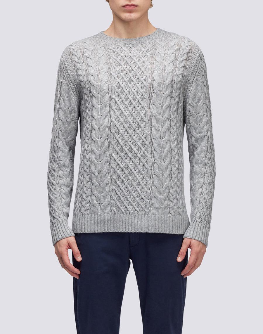 Sundek maglione a girocollo misto cashmere M354KIWS100-02900 Promozione