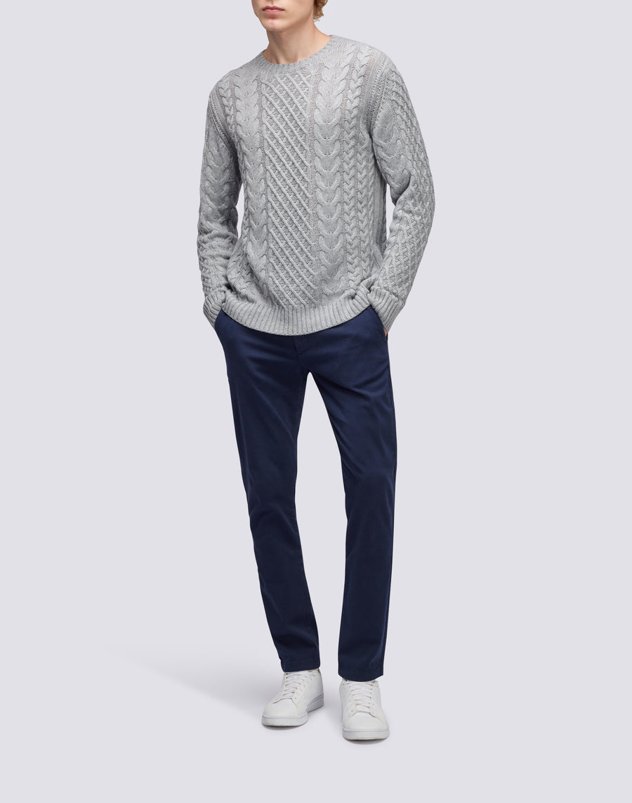 Sundek maglione a girocollo misto cashmere M354KIWS100-02900 Promozione