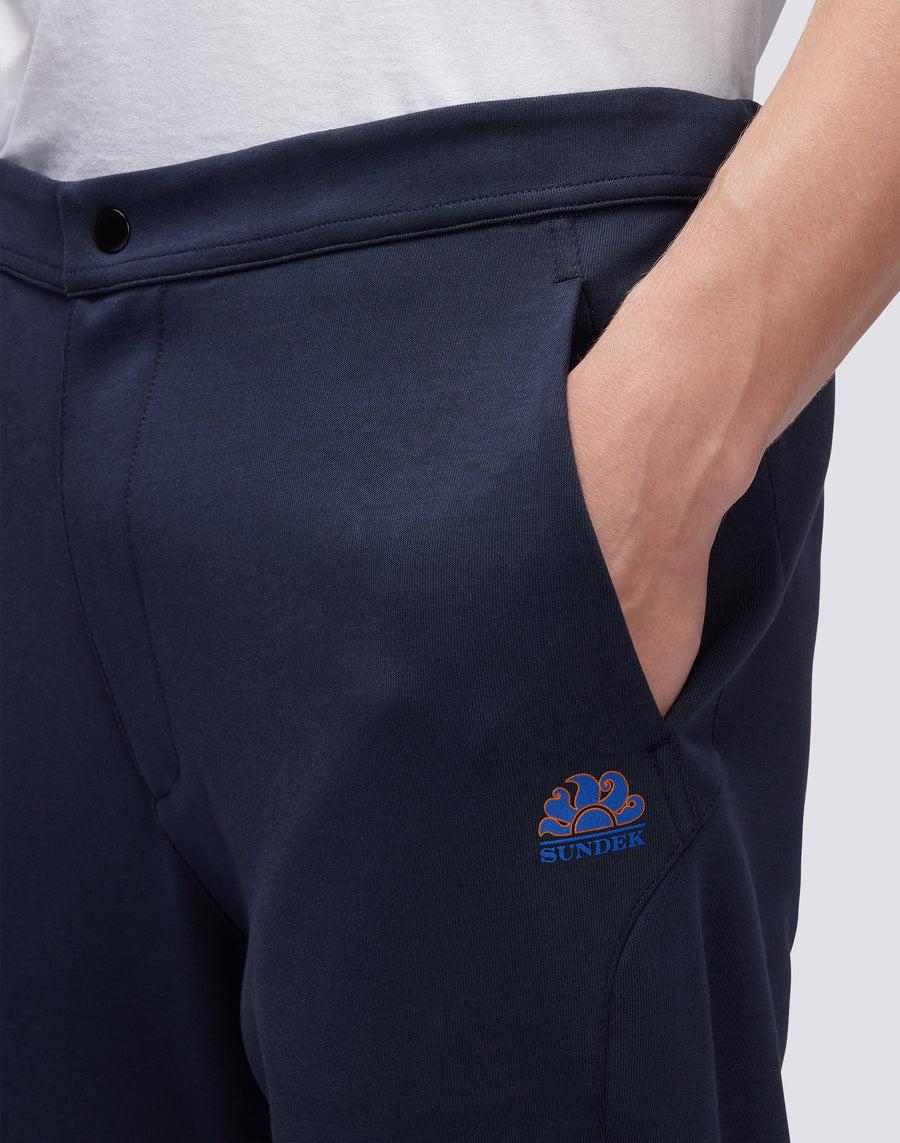 Sundek PANTALONI CON VITA SEMI ELASTICATA M301TRIL400-00701 Consegna Veloce
