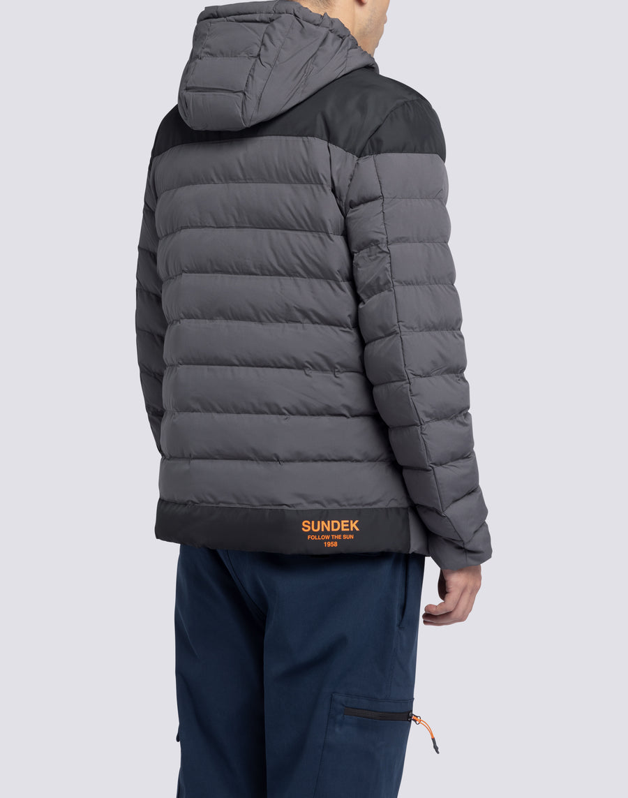 Sundek giacca trapuntata con cappuccio m998jkdp100-94401 Promozione Limitata