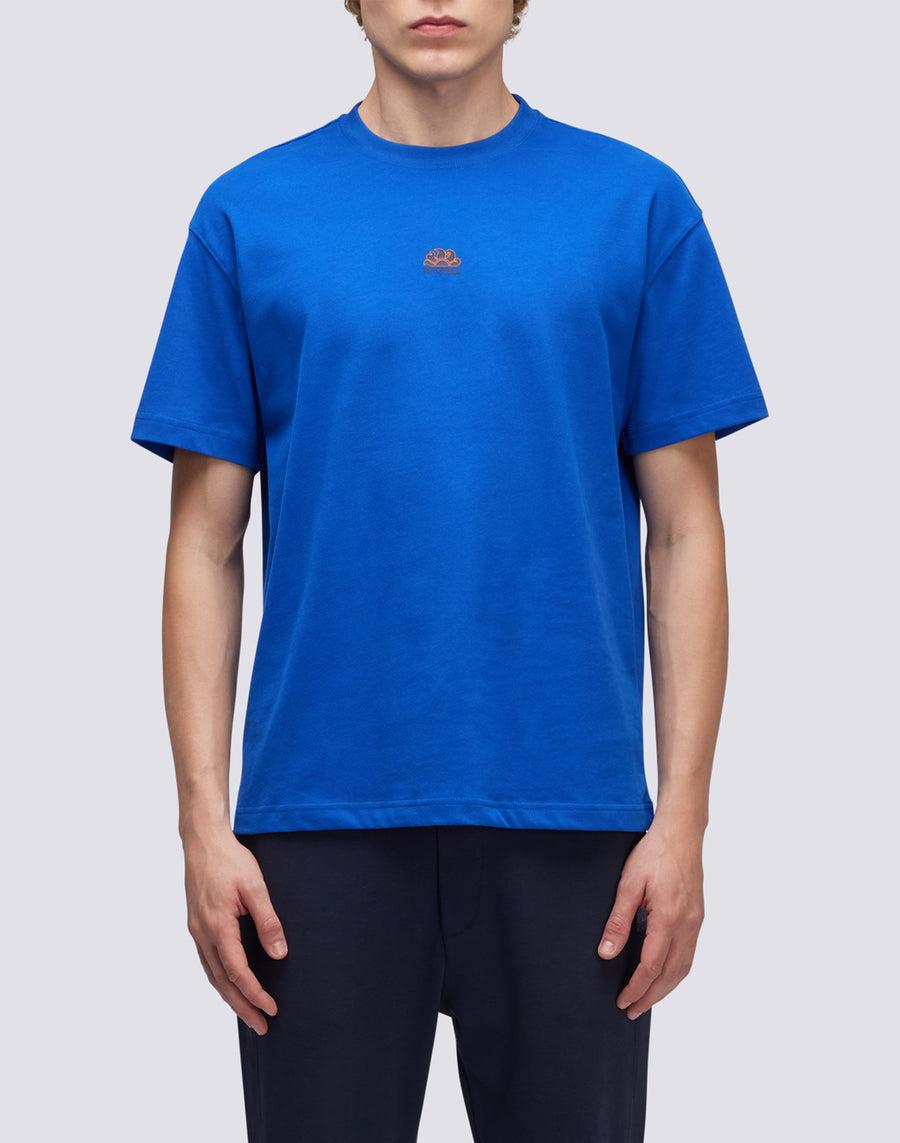Sundek t-shirt girocollo in cotone con logo M667TEJS700-67501