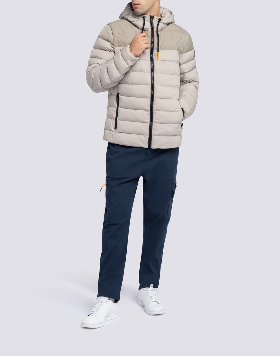 Sundek giacca trapuntata con cappuccio m998jkdp100-65201