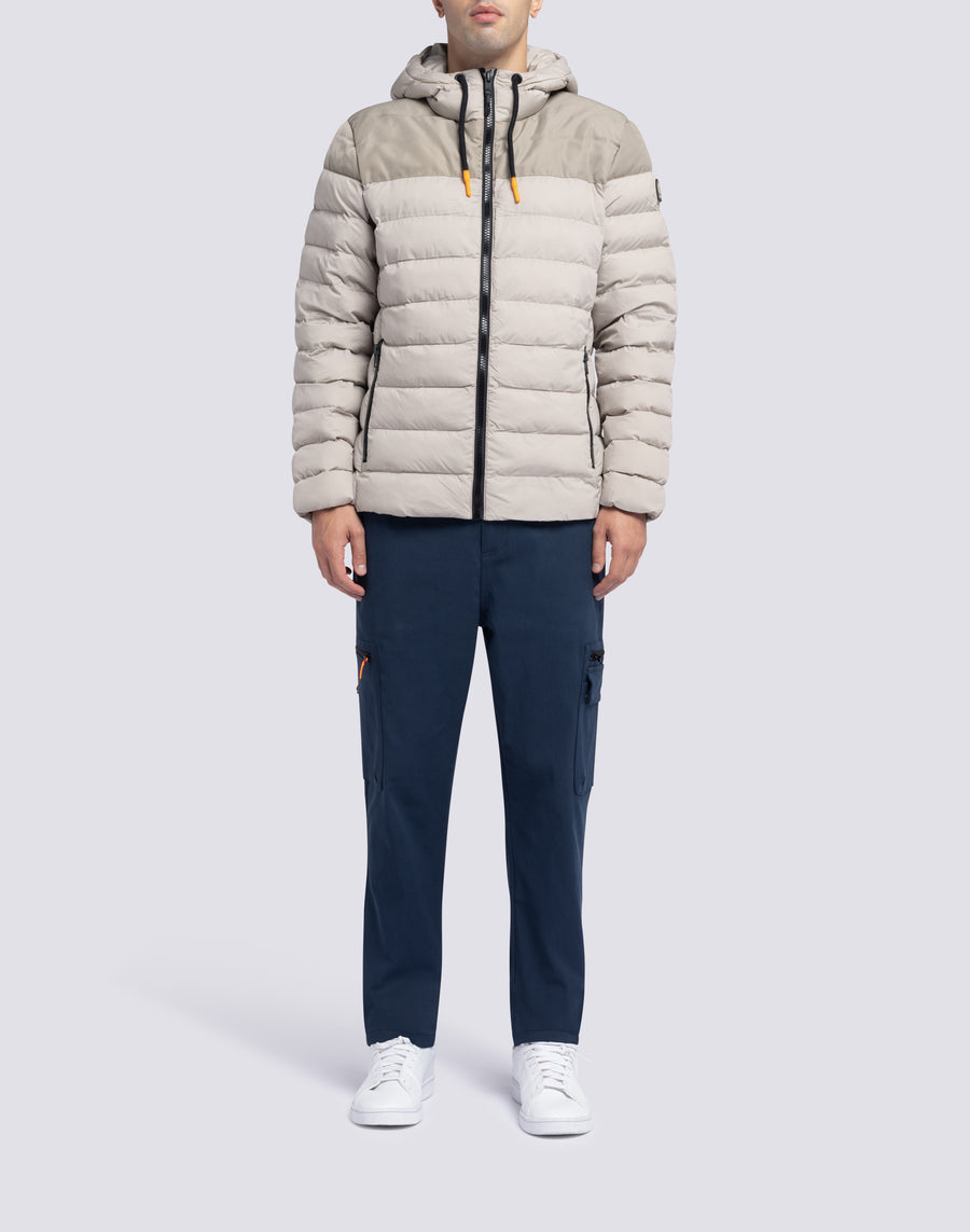 Sundek giacca trapuntata con cappuccio m998jkdp100-65201 In Vendita