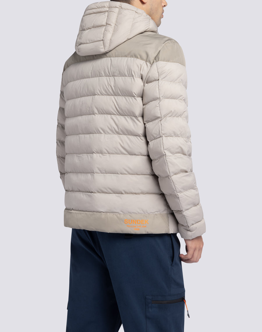 Sundek giacca trapuntata con cappuccio m998jkdp100-65201 In Vendita