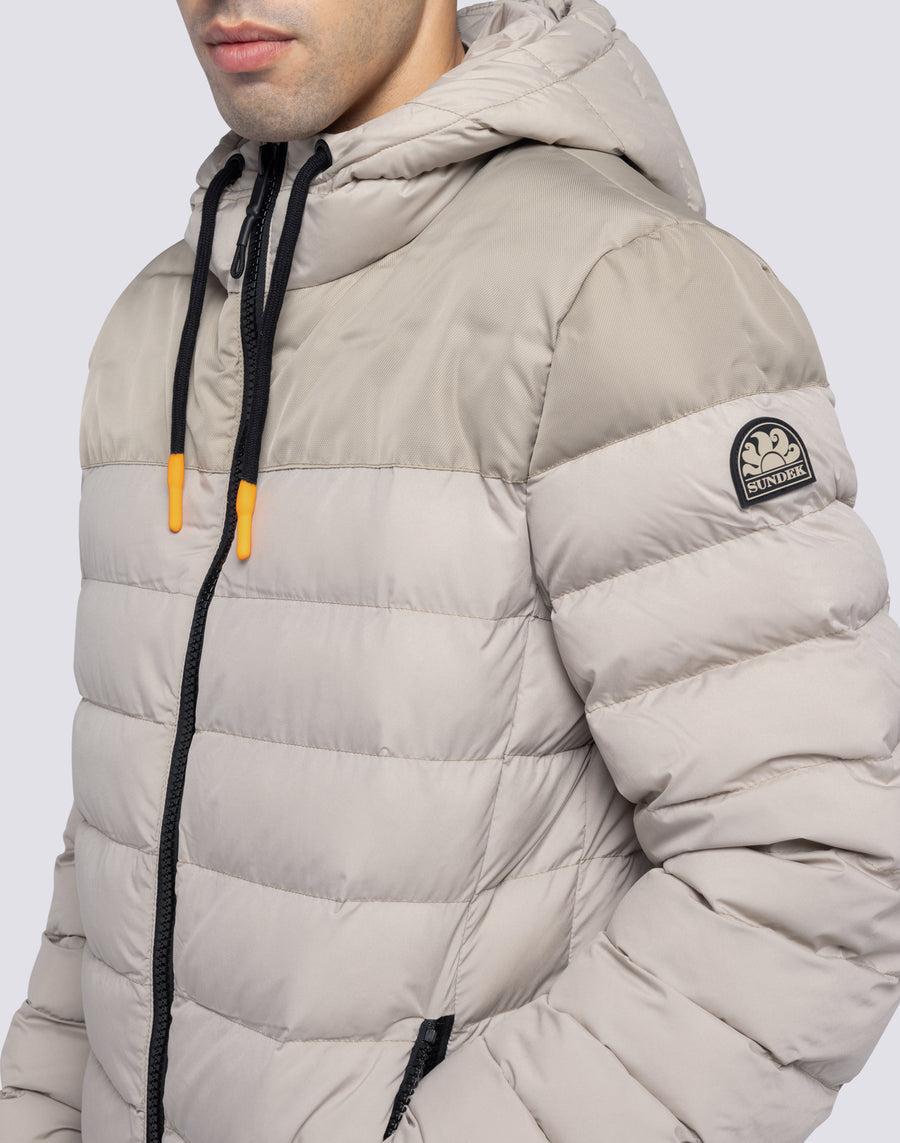 Sundek giacca trapuntata con cappuccio m998jkdp100-65201 In Vendita