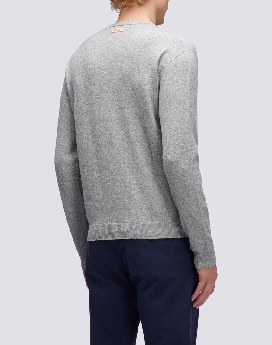 Sundek maglione a girocollo misto cashmere M350KIWS500-02900 Saldi