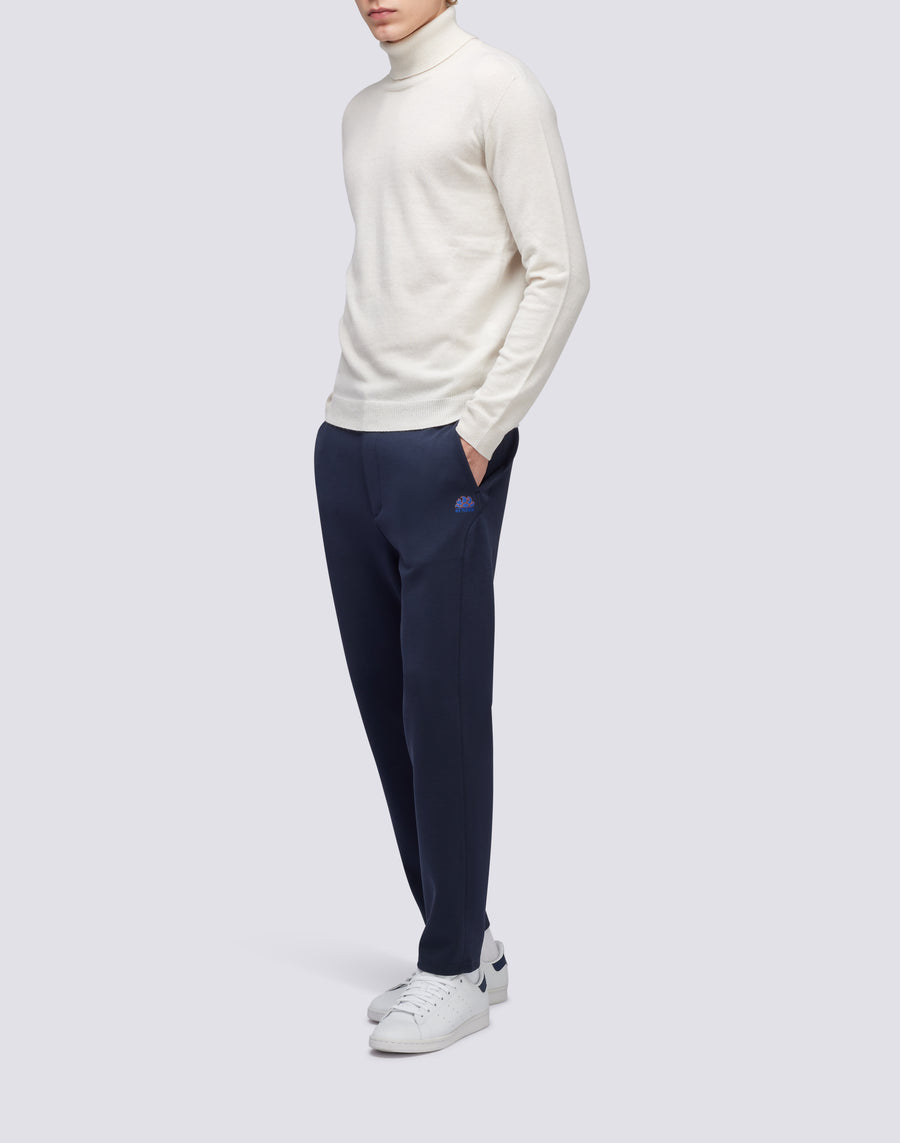 Sundek maglione a girocollo misto cashmere M351KIWS500-03900 Saldi Di Fabbrica