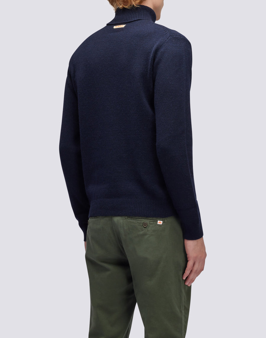 Sundek maglione a girocollo misto cashmere M353KIWS500-00700 Vendite Flash