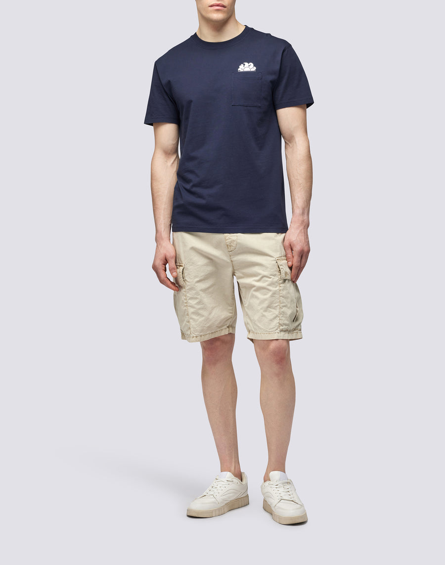 Sundek T-SHIRT CON TASCA m609tej7800-00701 Qualità