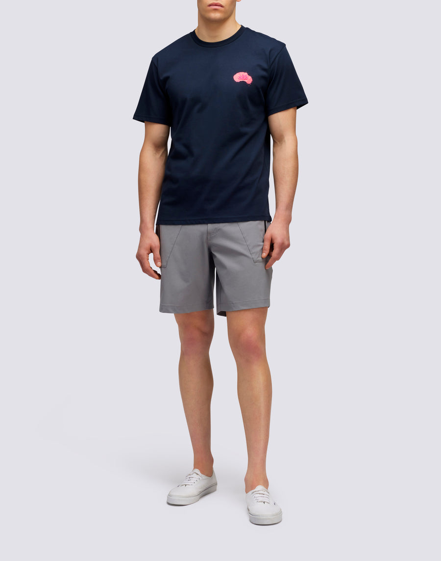 Sundek T-SHIRT TINTA UNITA LOGO m616tejr900-00701 Spedizione Gratuita