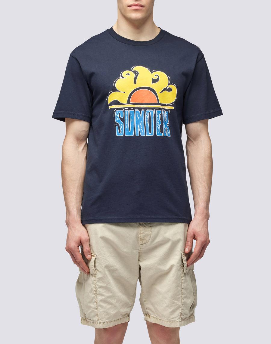 Sundek T-SHIRT SUNDEK LOGO m614tejr900-00701