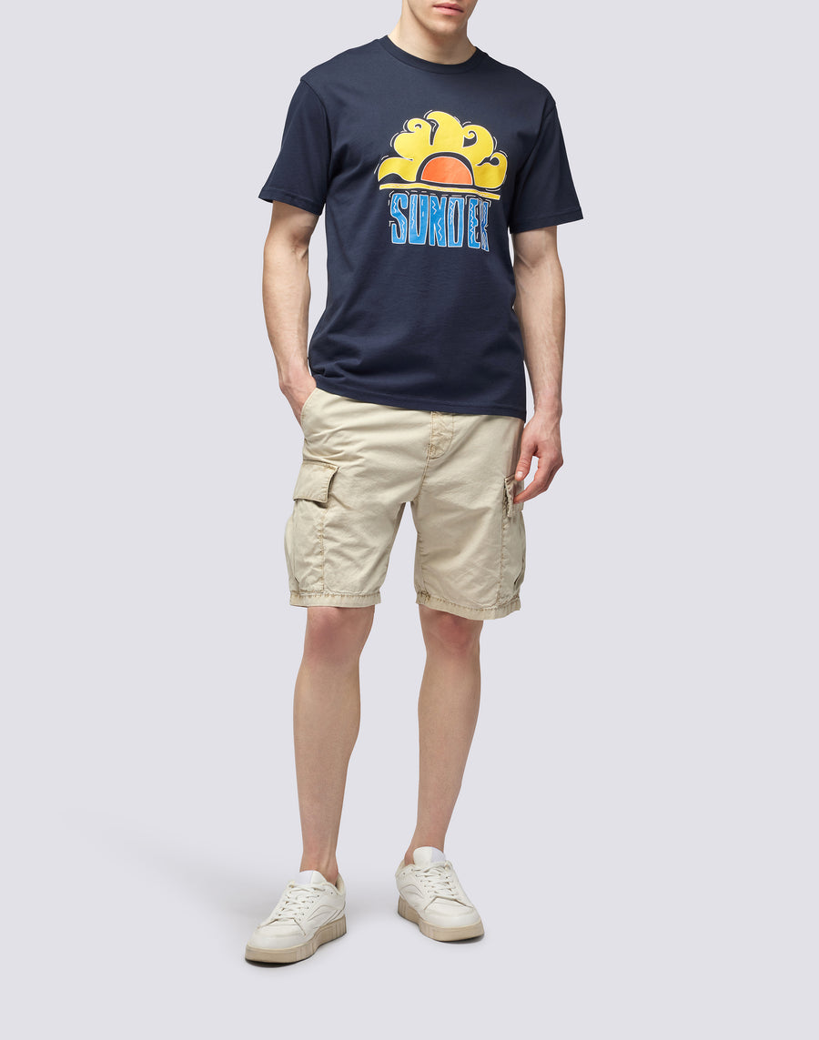 Sundek T-SHIRT SUNDEK LOGO m614tejr900-00701 Acquista Ora