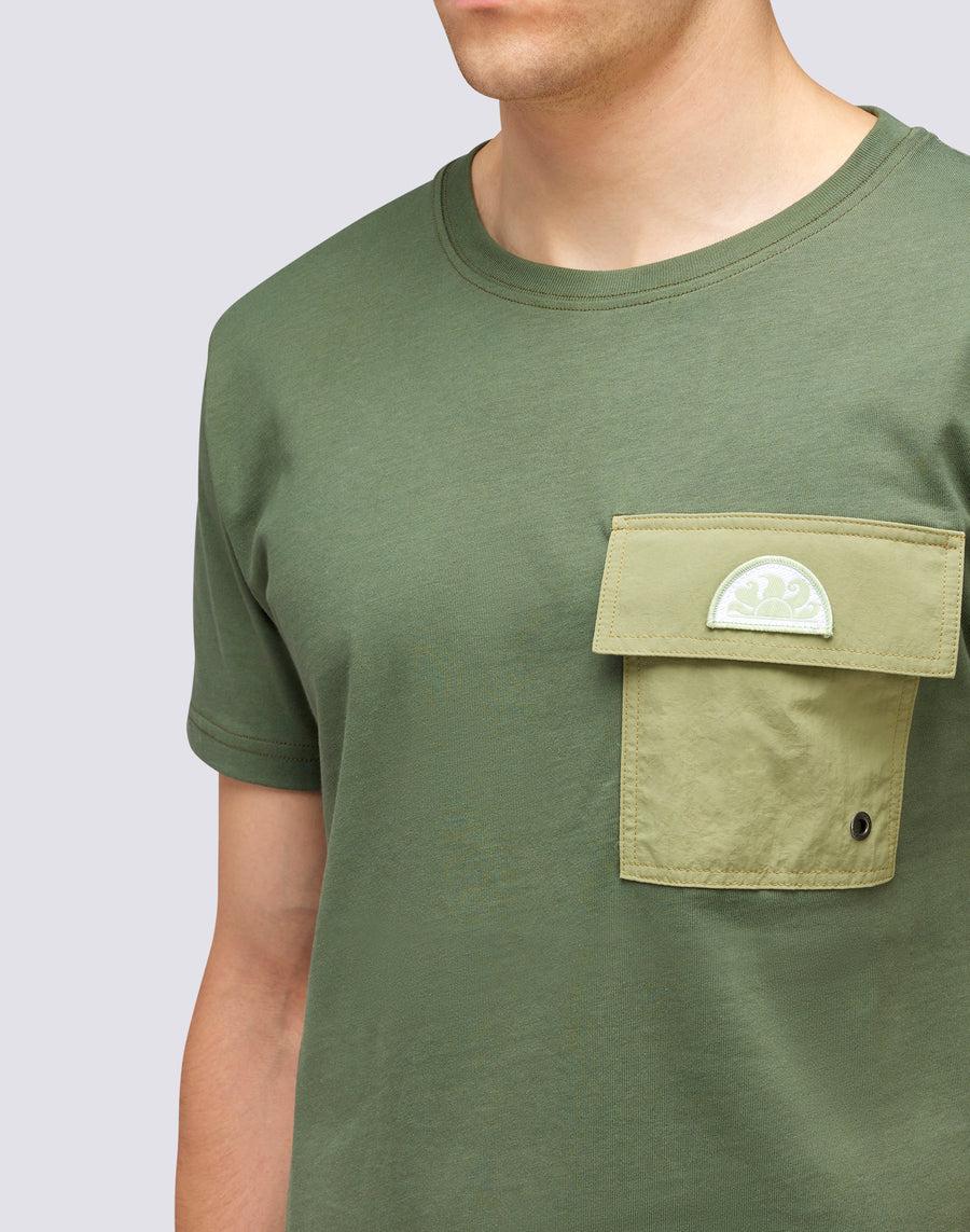 Sundek T-SHIRT CON TASCA m606tejs500-a2701