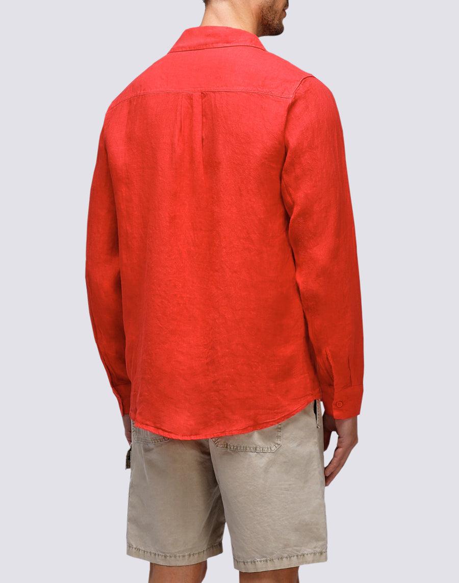 Sundek CAMICIA LINO m820shli7tc-30900 Vendita Economica