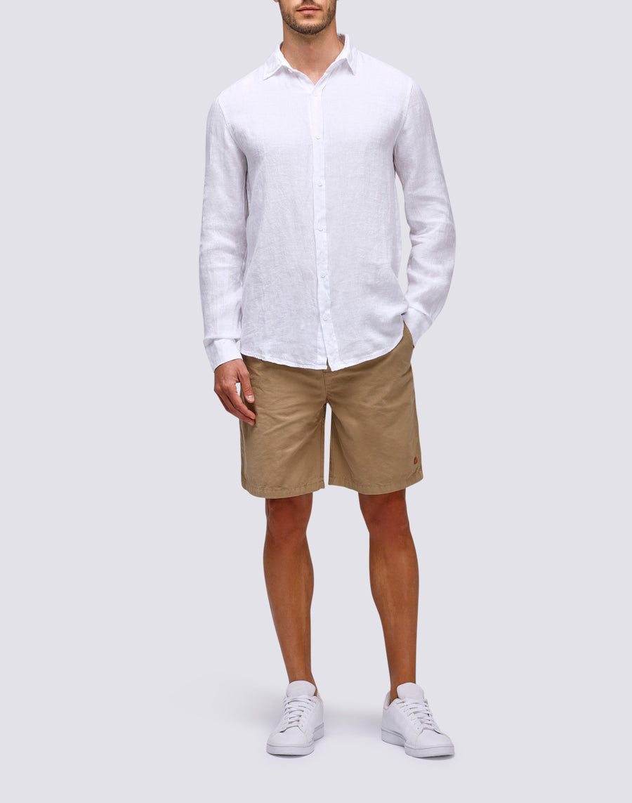 Sundek CAMICIA LINO m820shli7tc-00600 Saldi Di Fabbrica