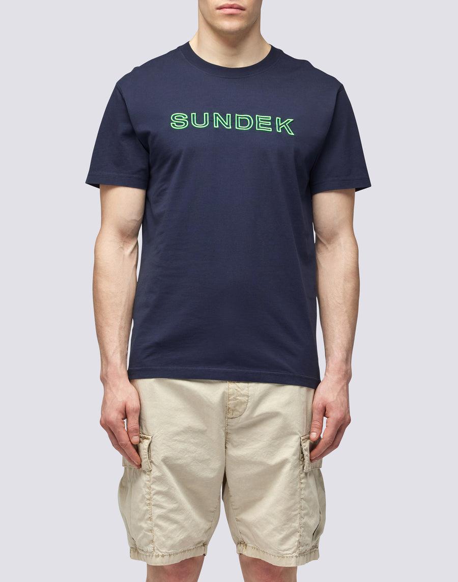 Sundek T-SHIRT LOGO RICAMO m610tej7800-00701 2025
