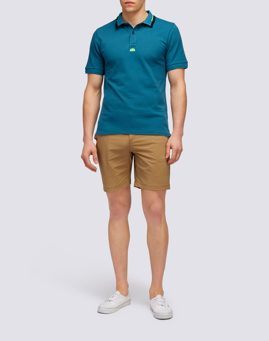 Sundek POLO IN COTONE PIQUET COMBINATO m997plpq500-a3401 Promozione Limitata