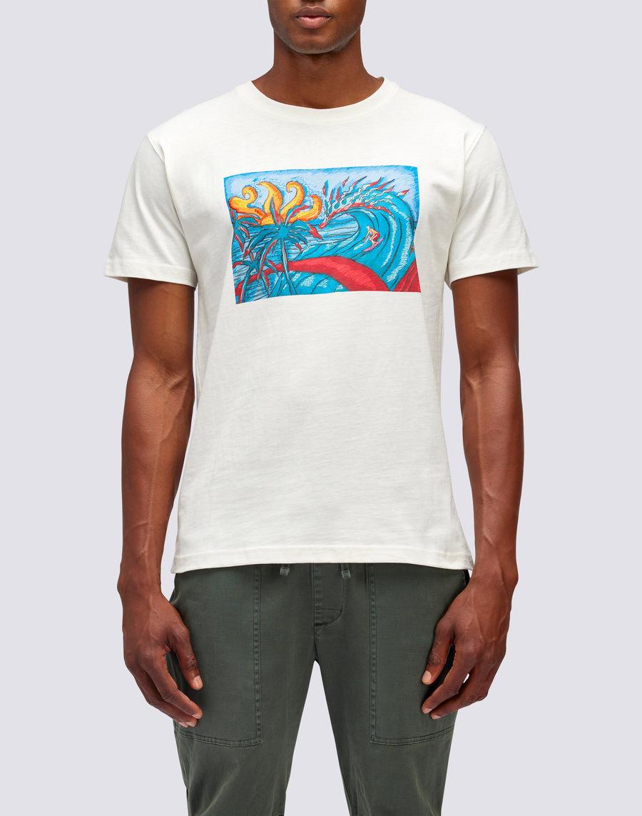 Sundek T-SHIRT STAMPA m644tejs500-03900 Affare Del Giorno