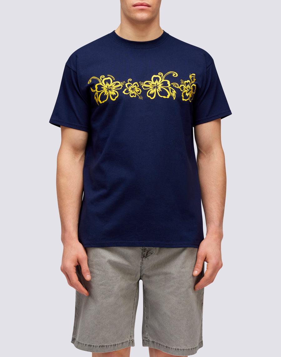 Sundek T-SHIRT ARCHIVE HIBISCUS PRINT m636tejy3ia-00700