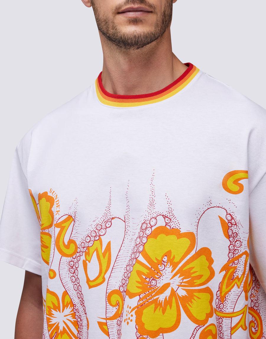 Sundek SUNDEK X OCTOPUS - T-SHIRT m662tejy5ou-006ou Sottocosto