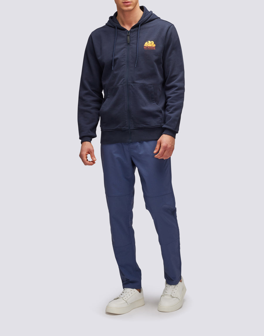 Sundek felpa in cotone con cappuccio M145JHF7700-00700 Online