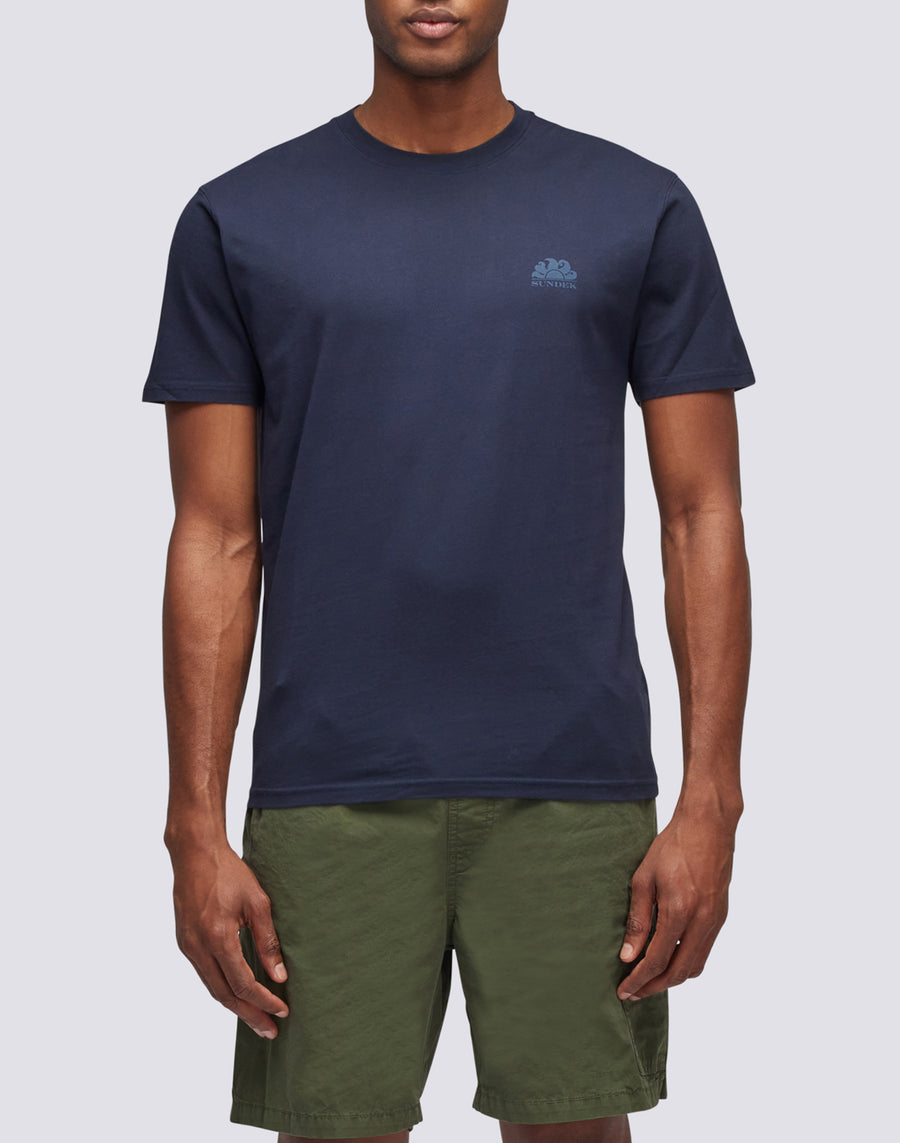 Sundek T-SHIRT GIROCOLLO CON LOGO m129tej78ot-00700 Offerte