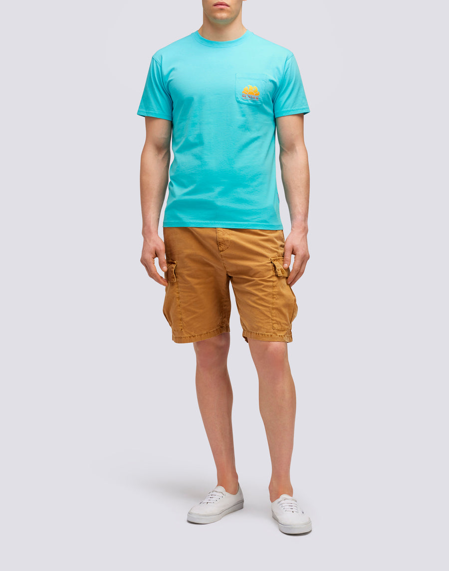 Sundek T-SHIRT NEW HERBERT GIROCOLLO CON MAXI-LOGO m028tej7800-05200 Hotsell