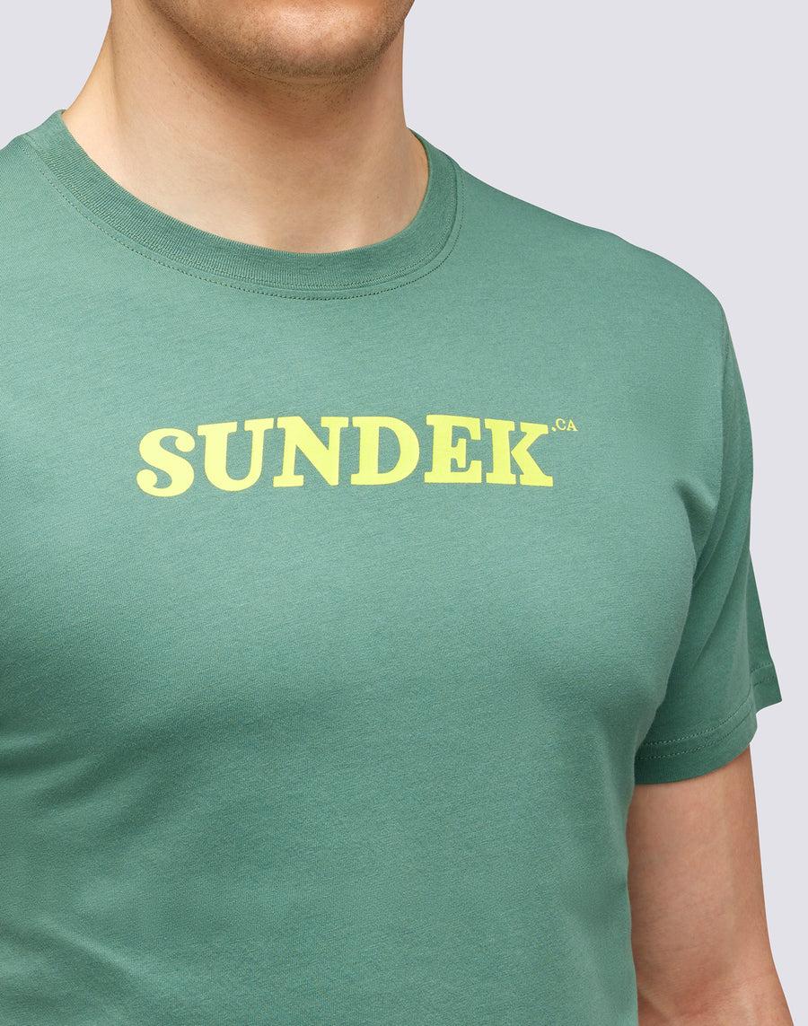 Sundek T-SHIRT GIROCOLLO CON LOGO m287tej7800-a1601 Vendita Economica