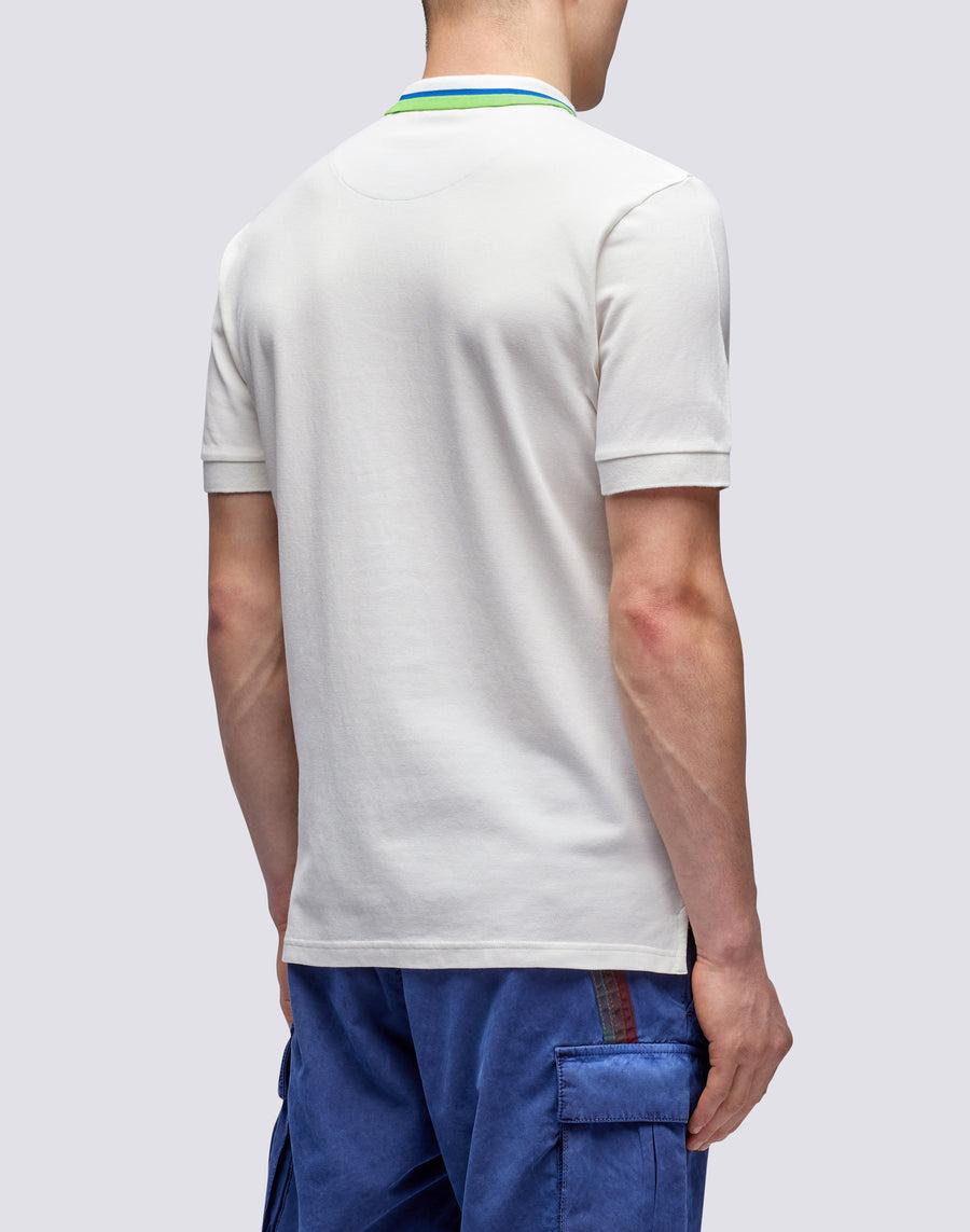 Sundek POLO IN COTONE PIQUET COMBINATO m997plpq500-03901 Nuova
