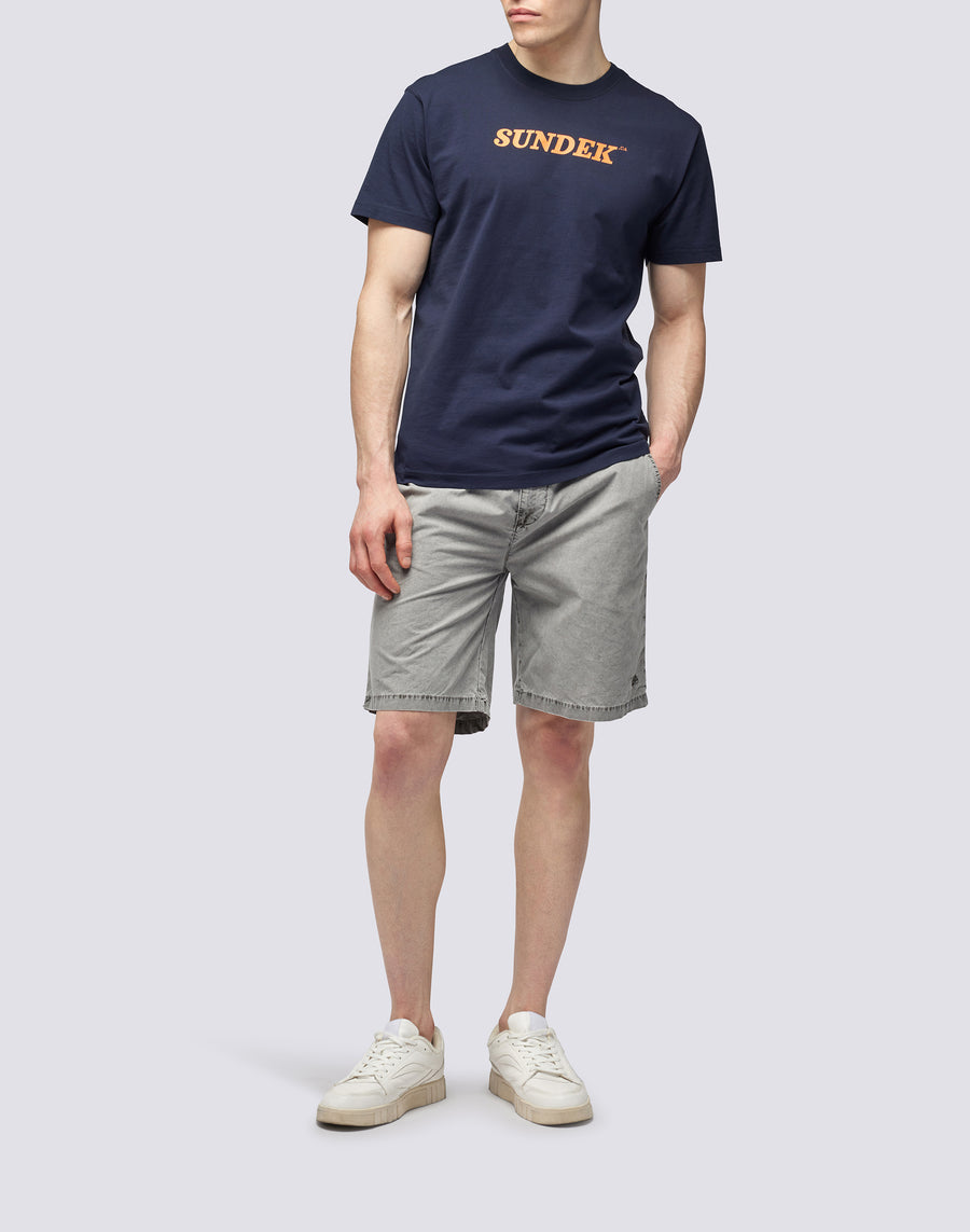 Sundek T-SHIRT GIROCOLLO CON LOGO 2025