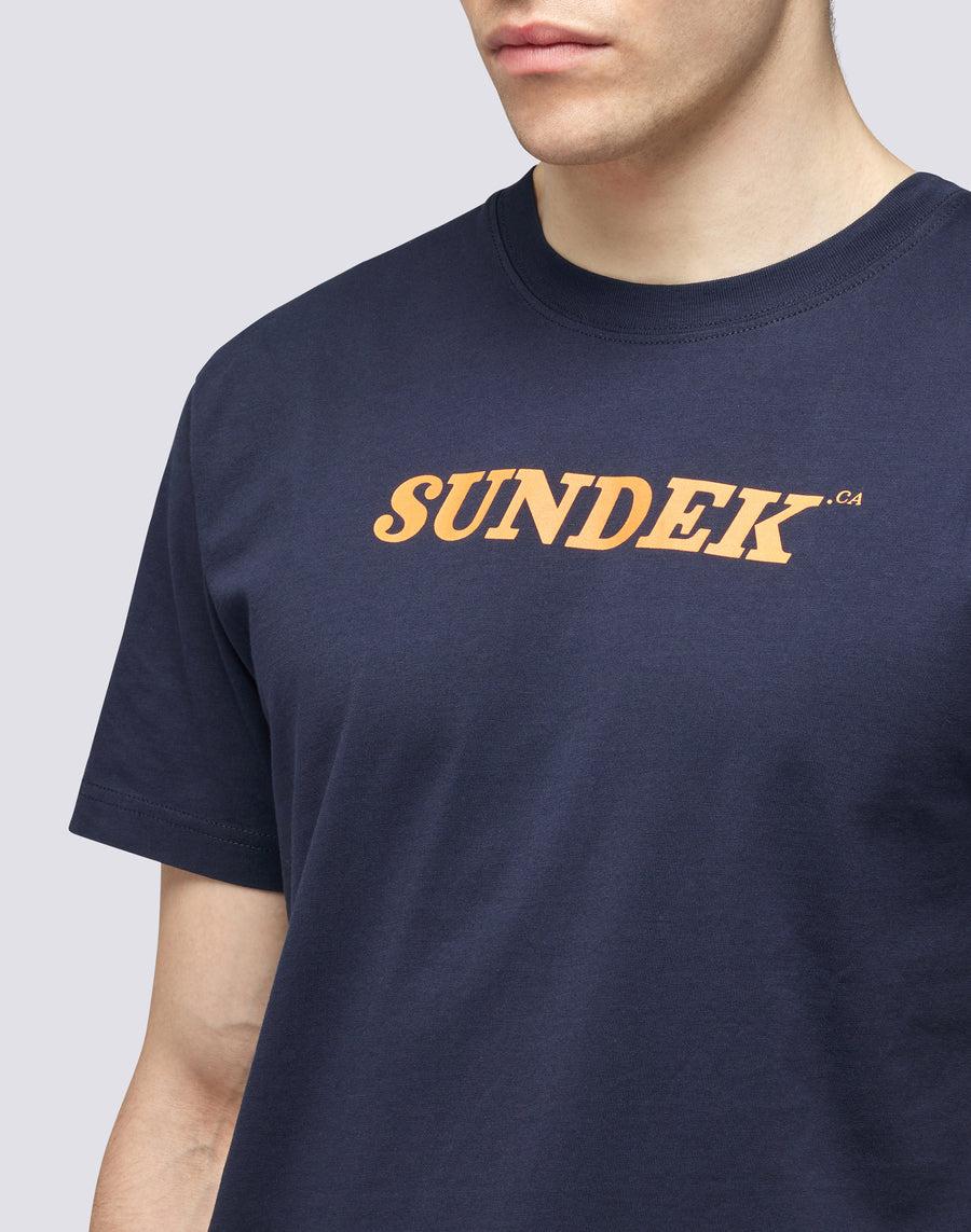 Sundek T-SHIRT GIROCOLLO CON LOGO 2025