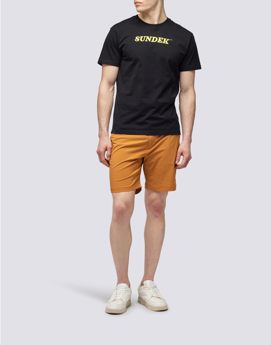 Sundek T-SHIRT GIROCOLLO CON LOGO m287tej7800-00402 Qualità