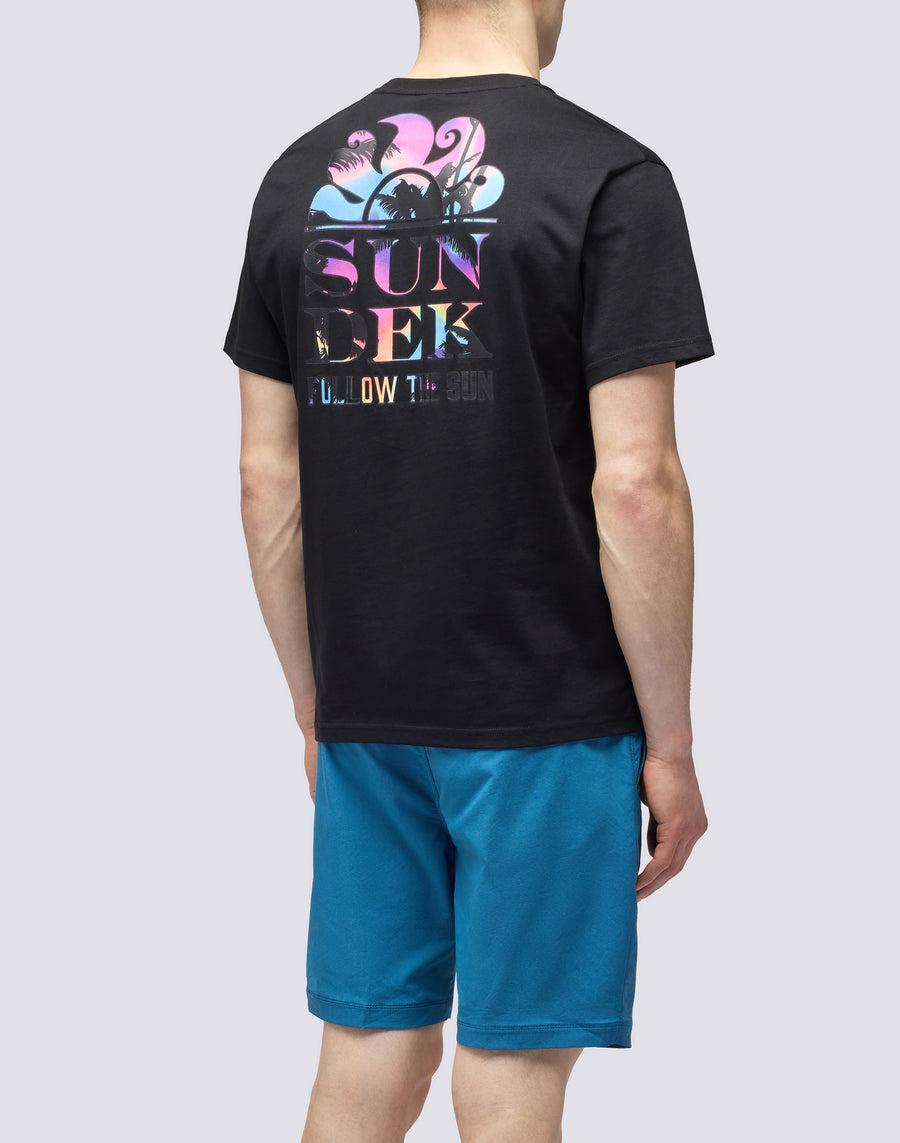 Sundek T-SHIRT PALM TRIP m618tej789p-00400
