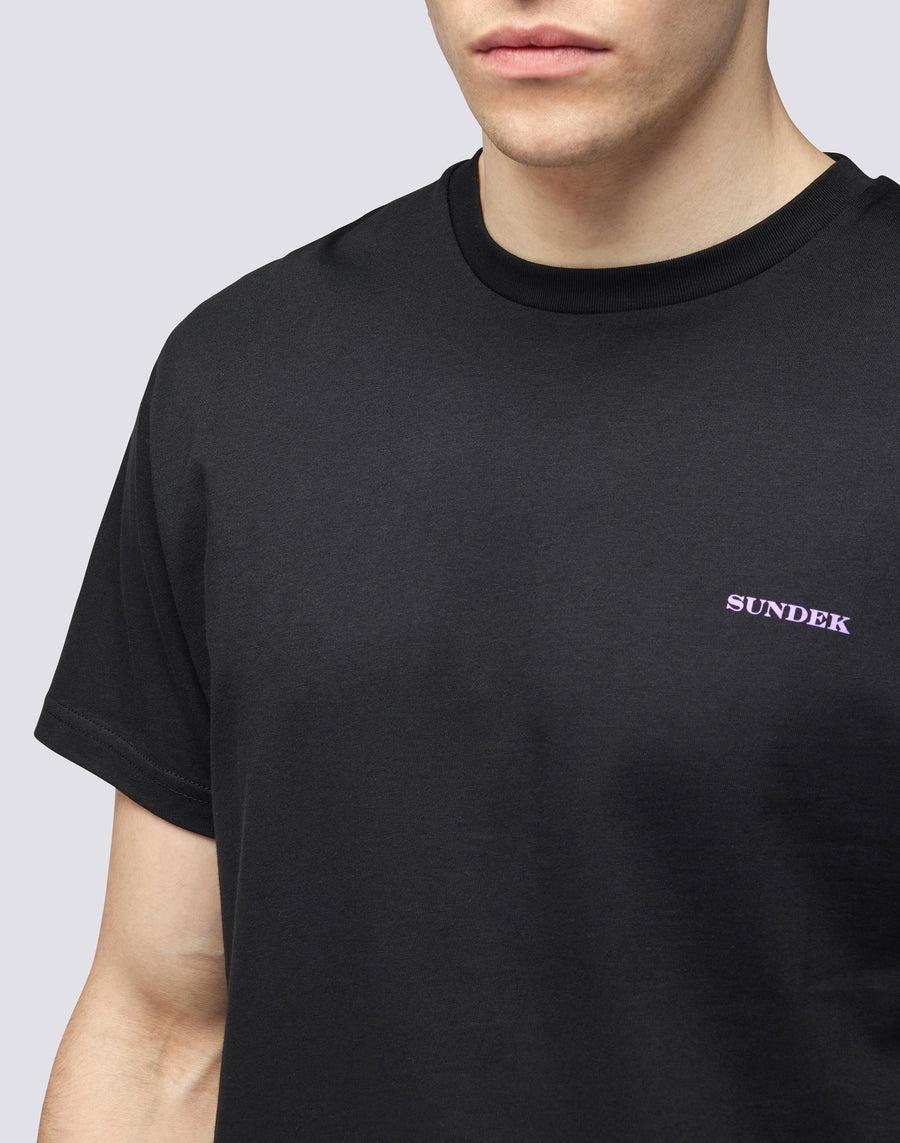 Sundek T-SHIRT PALM TRIP m618tej789p-00400 Promozione