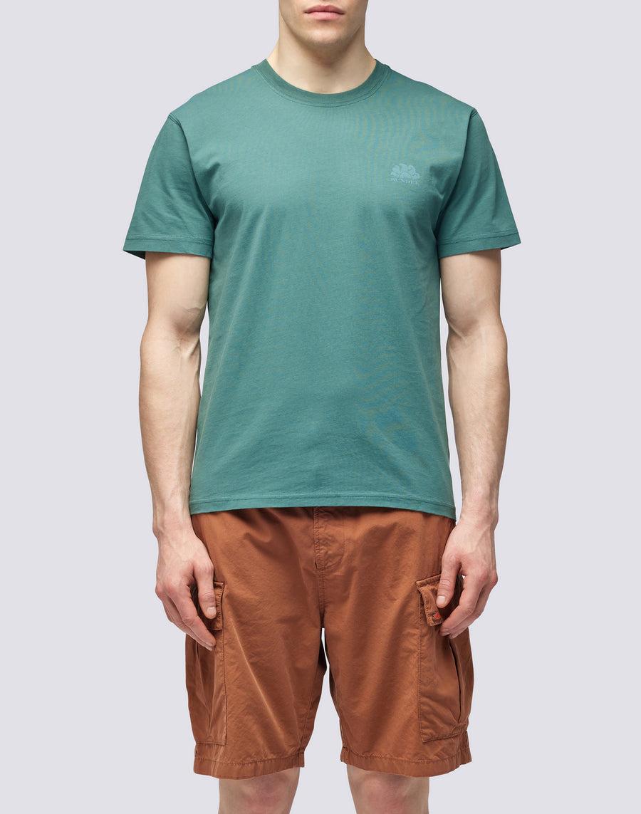 Sundek T-SHIRT GIROCOLLO CON LOGO m129tej78ot-a1600 Qualità Garantita