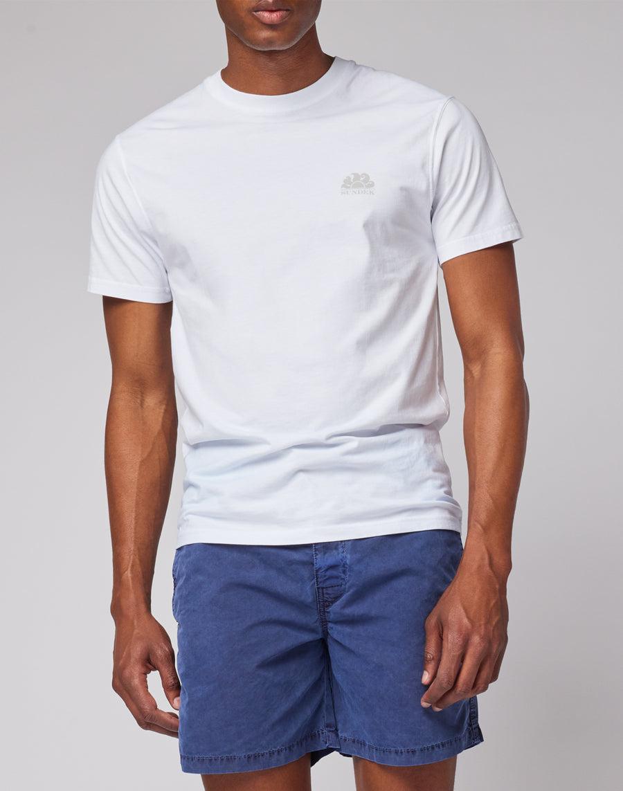 Sundek walkshort in cotone popeline M233WKPP900-00700 Sottocosto