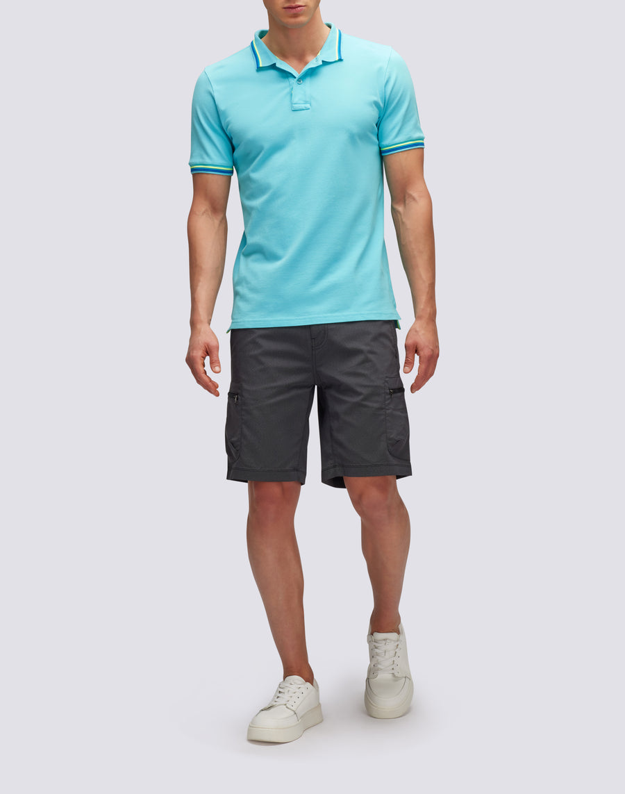 Sundek POLO BRICE IN COTONE PIQUET CON DETTAGLI TRICOLOR m779plj6500-05202 Offerte