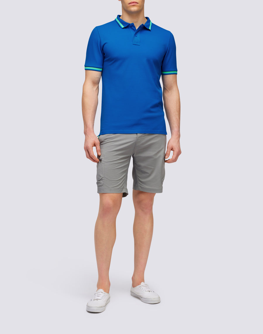 Sundek POLO BRICE IN COTONE PIQUET CON DETTAGLI TRICOLOR m779plj6500-a2201 Vendita Calda