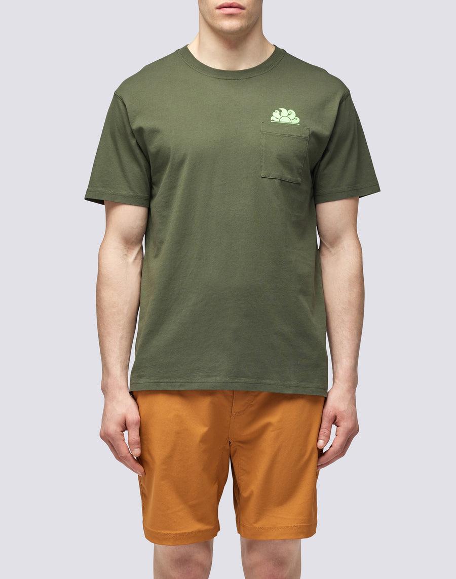 Sundek T-SHIRT CON TASCA m609tej7800-30201 In Saldo
