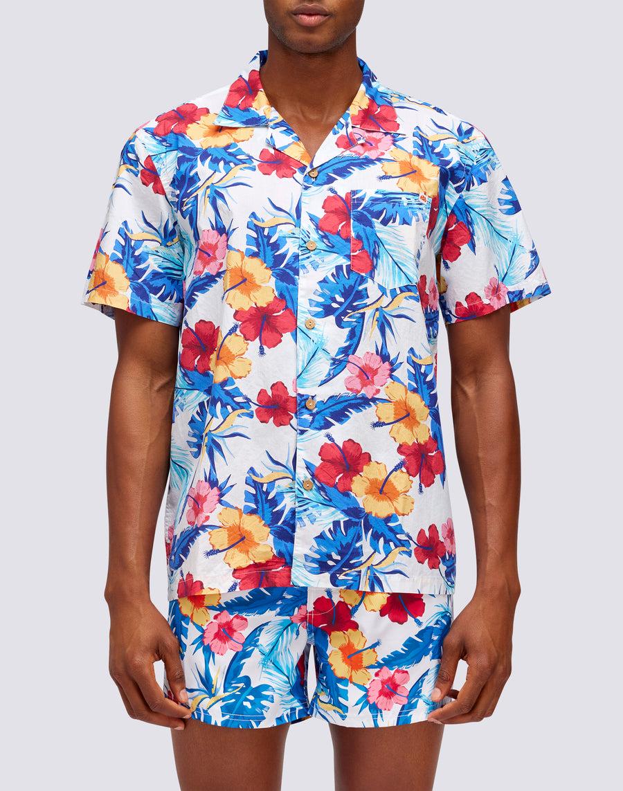 Sundek camicia con stampa floreale all over m817shmu100-004li Italia