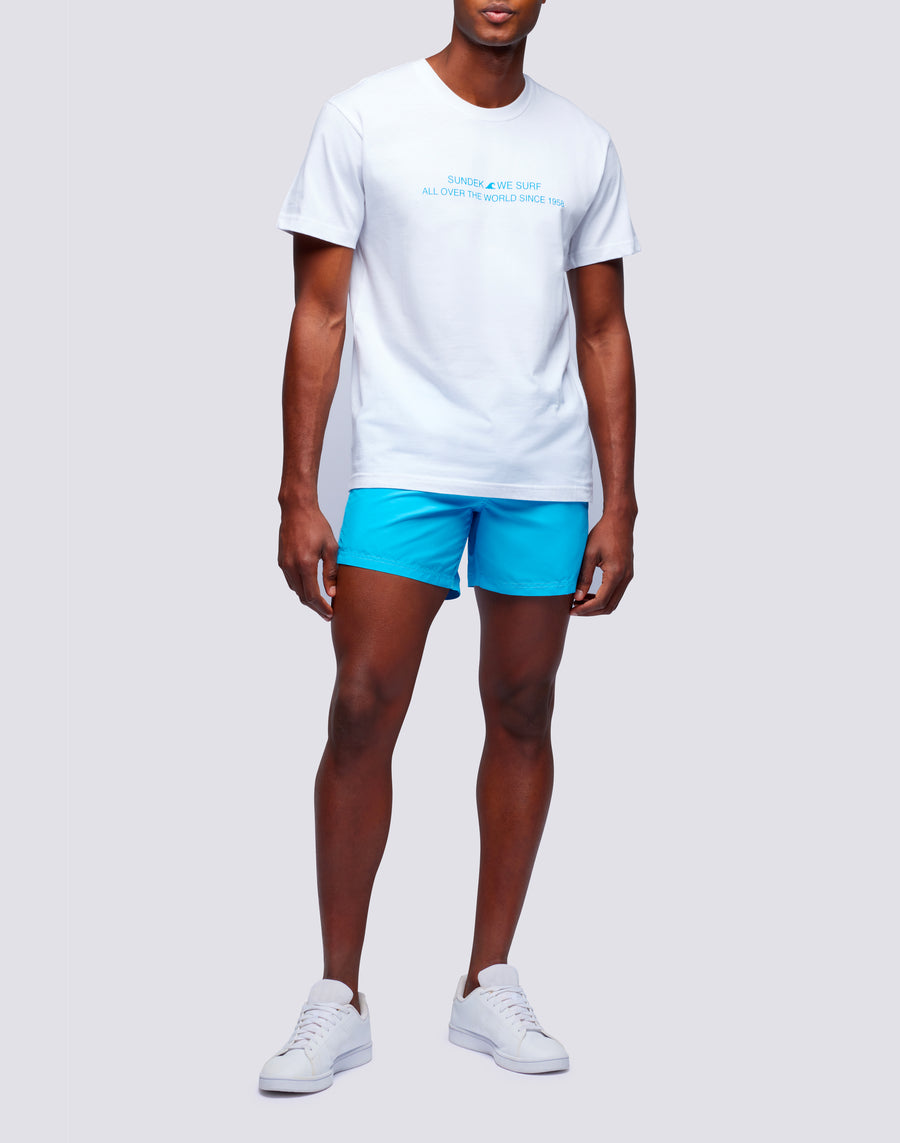 Sundek t-shirt uomo in cotone capsule flag m669tesj500-00400 Affare Del Giorno